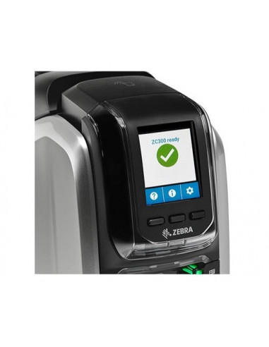 Zebra ZC300, recto/verso, USB, Ethernet, MSR