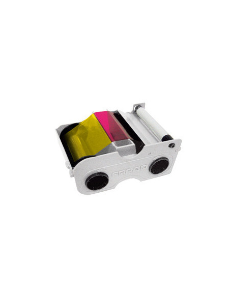 Fargo ruban film YMCKOK 045110 + rouleau nettoyage