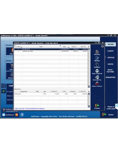 Logiciel Point de vente