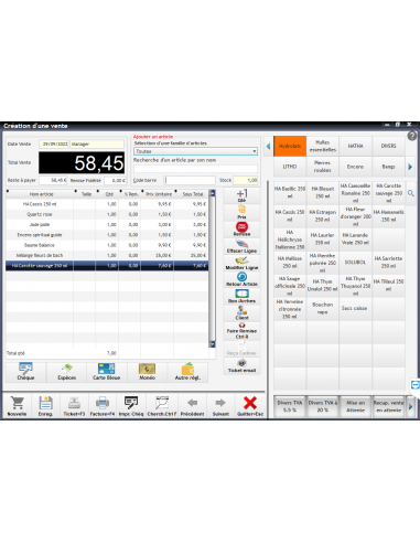Logiciel Point de vente