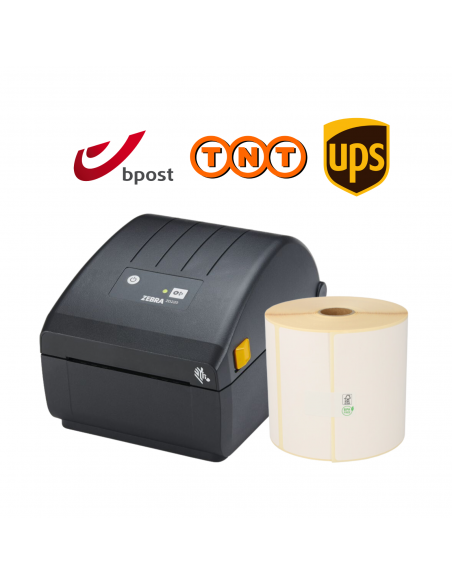 PACK imprimante étiquette expédition pour Bpost, TNT et UPS