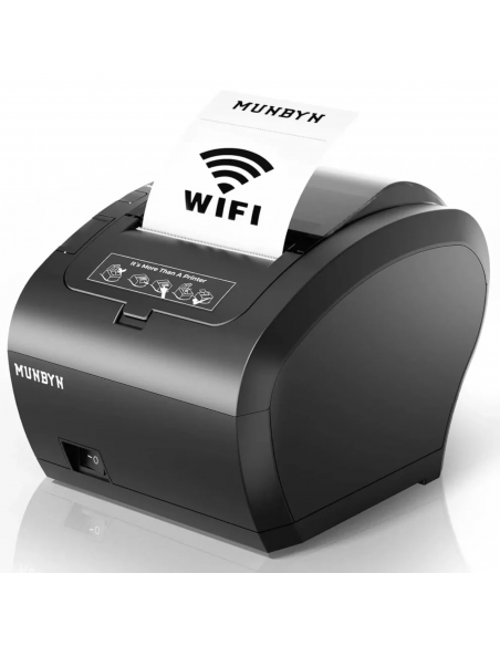 MUNBYN ITPP047 Imprimante de reçus WiFi avec Port USB