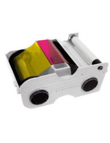 Fargo ruban film YMCKOK 045010 + rouleau nettoyage - Reconditionné