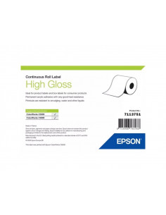 Etiquettes 76mmx33m GLOSSY...