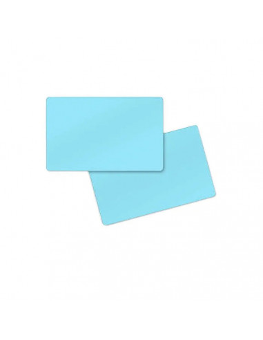 Cartes PVC bleu ciel