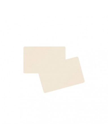 Cartes PVC crème