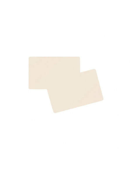 Cartes PVC crème
