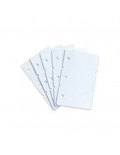 Cartes PVC blanches sécables