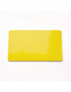 Lot de cartes PVC 0.76mm jaune