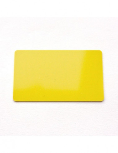 Lot de cartes PVC 0.76mm jaune