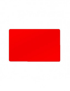 Lot de cartes PVC 0.76mm rouge