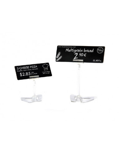 Cartes PVC noir  0.50mm 120x50 Lot de 500